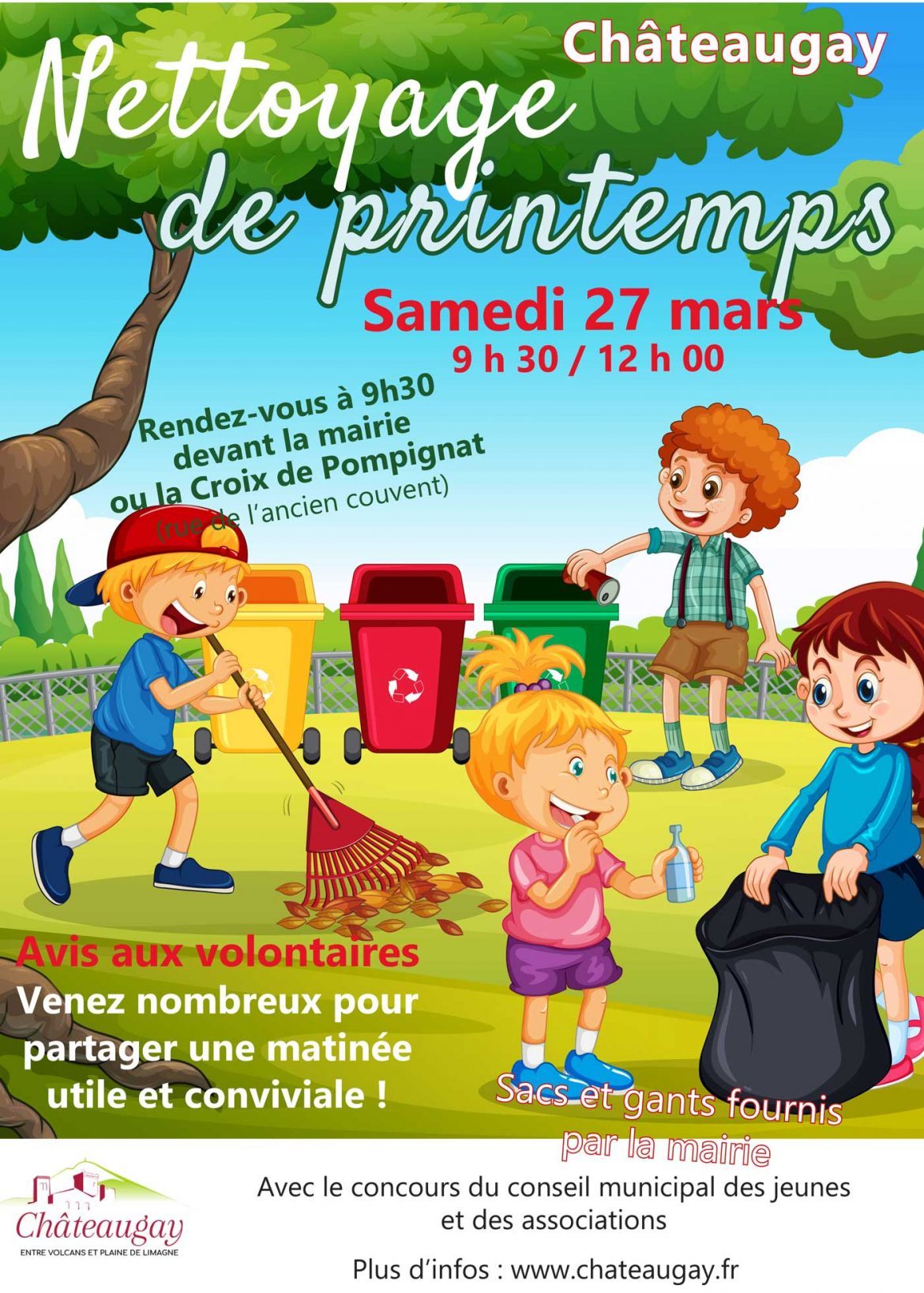 Nettoyage De Printemps Mairie De Chateaugay Nettoyage De Printemps Mairie De Chateaugay