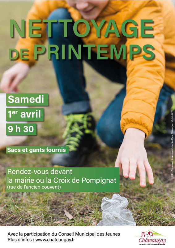 Nettoyage de printemps à Châteaugay