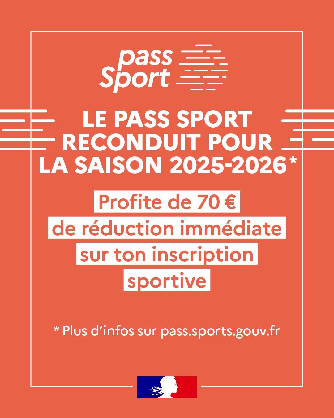 Le Pass'Sport revient pour la saison 2025-2026 avec une offre plus large