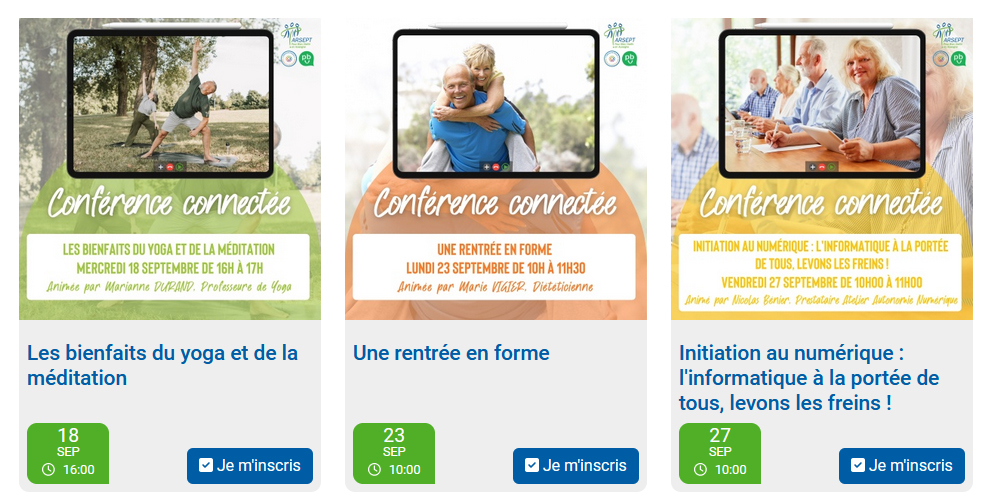 Des ateliers en ligne pour les séniors