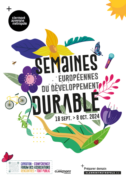 programme des semaines européennes du développement durable dans la métropole clermontoise du 18 septembre au 8 octobre 2024