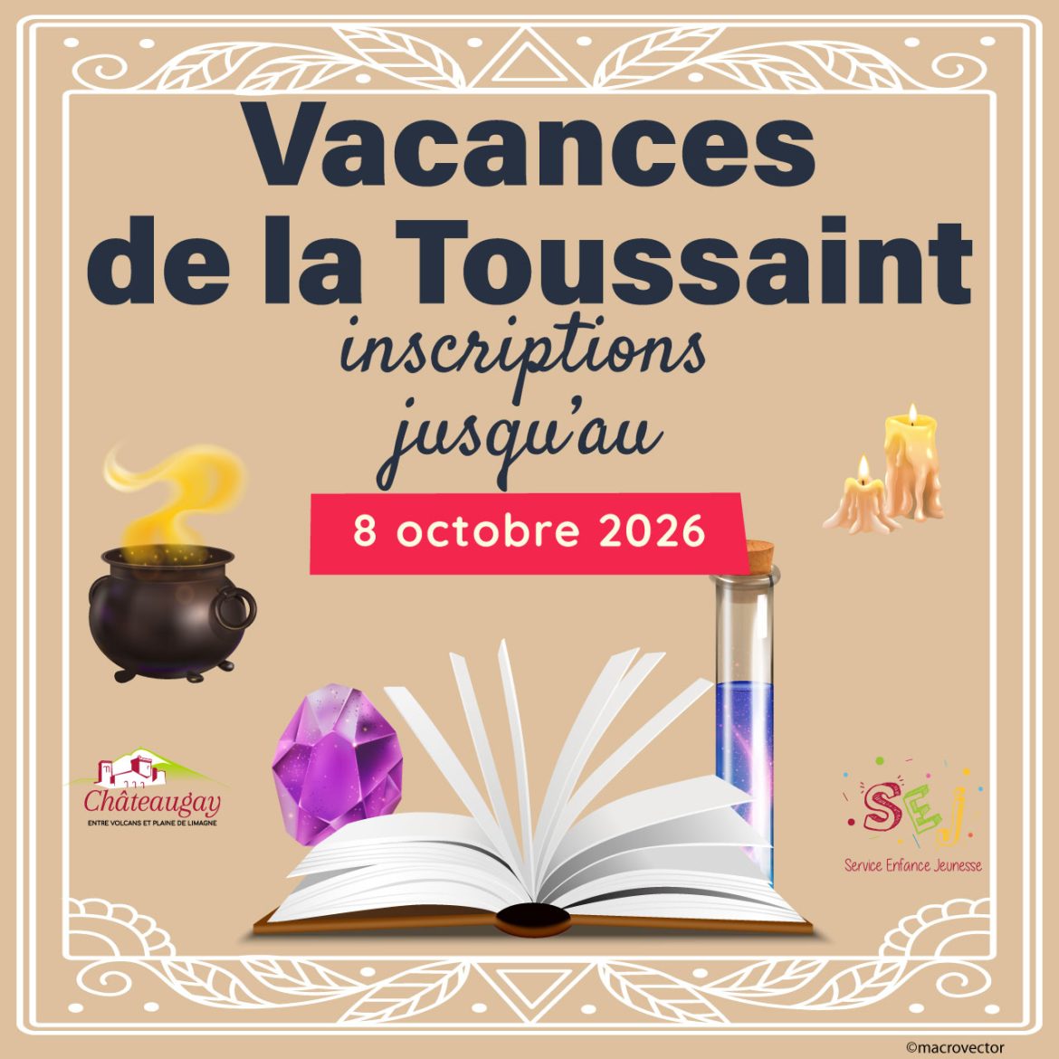 Ouverture des inscriptions aux services périscolaires pour les vacances