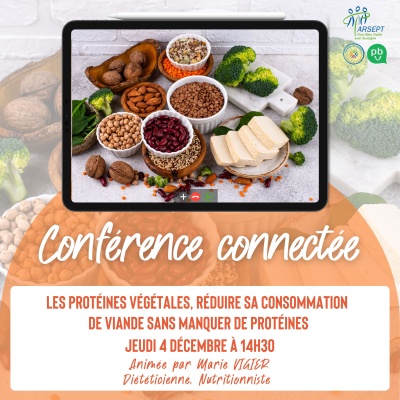 Jeudi 4 décembre 2025 - 14 h 30, conférence est animée par Marie Vigier, Diététicienne, nutritionniste.