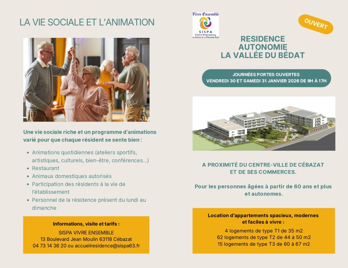 Ouverture de la résidence autonomie - SISPA