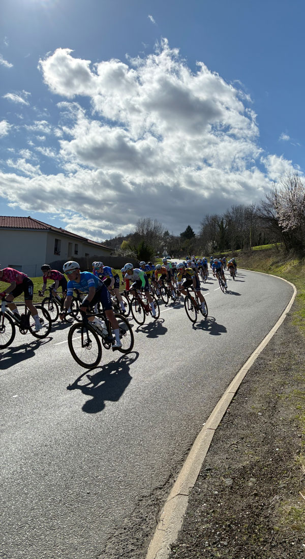 Podium de la course cycliste de la Vallée du Bédat