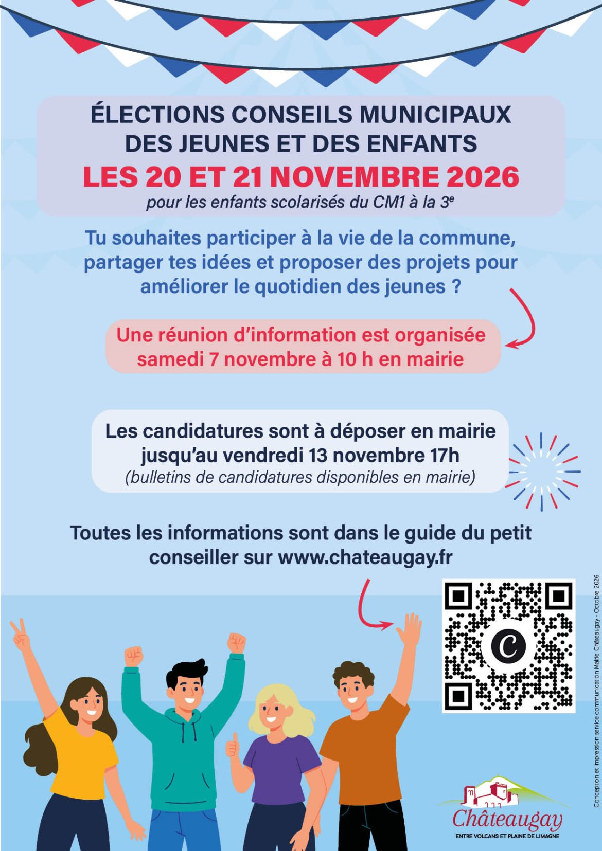 Élections des Conseils Municipaux des Enfants et des Jeunes !